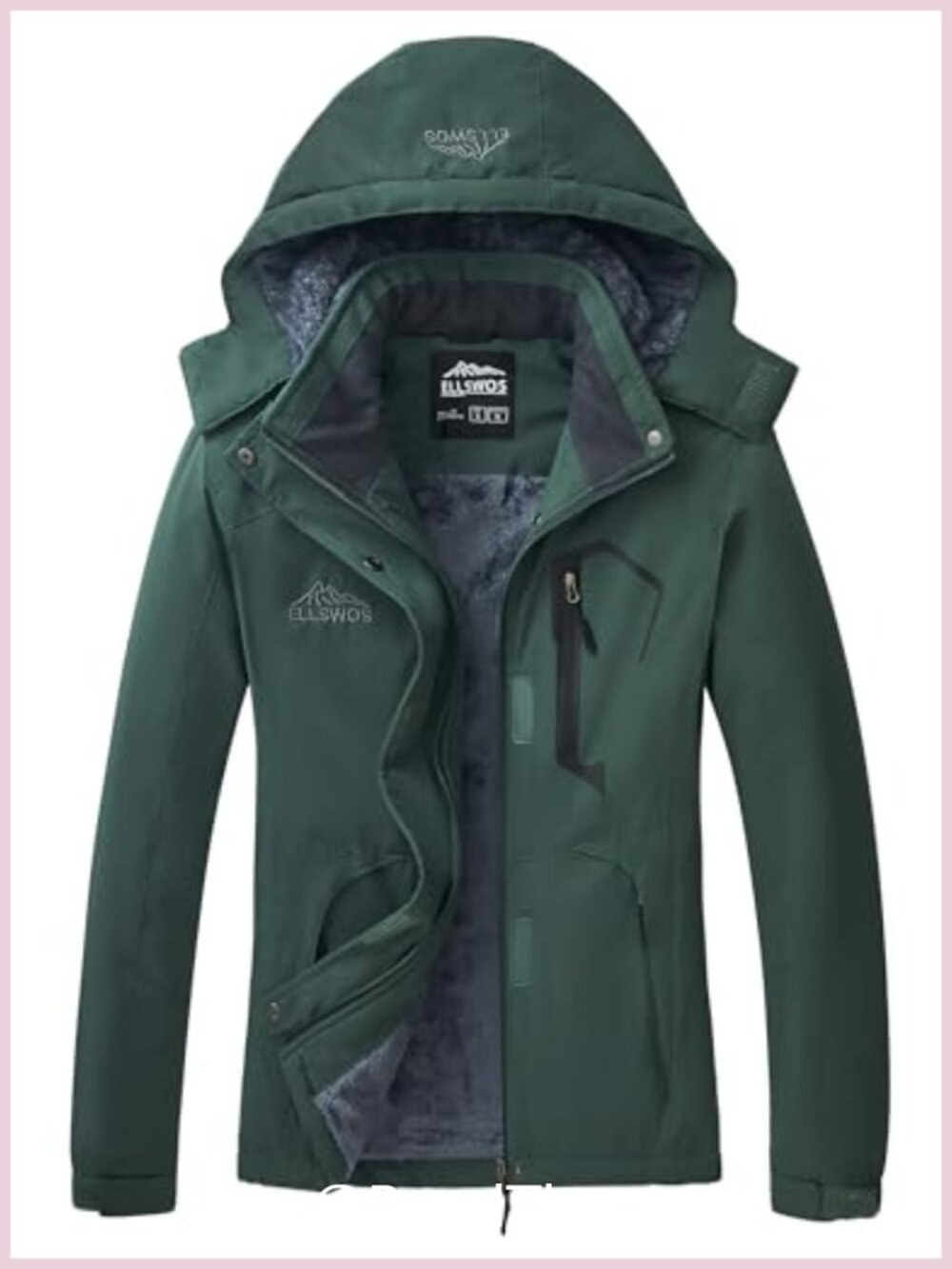 Womens Waterproof Ski Jacket Warm Fleece Lined Winter Snow Coat